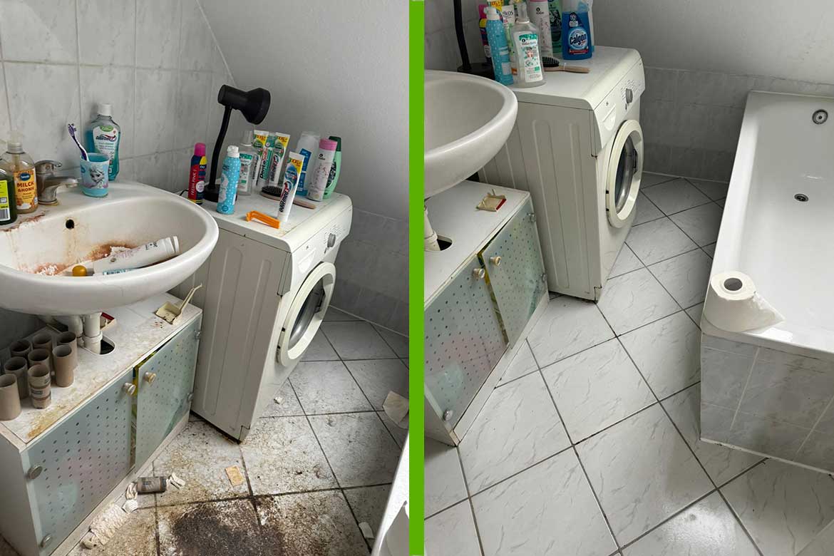 verwahrloste Wohnung